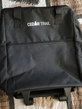 New Cedar Trail 50 Can Rolling Cooler Portable Wheels Collapsible Insulated